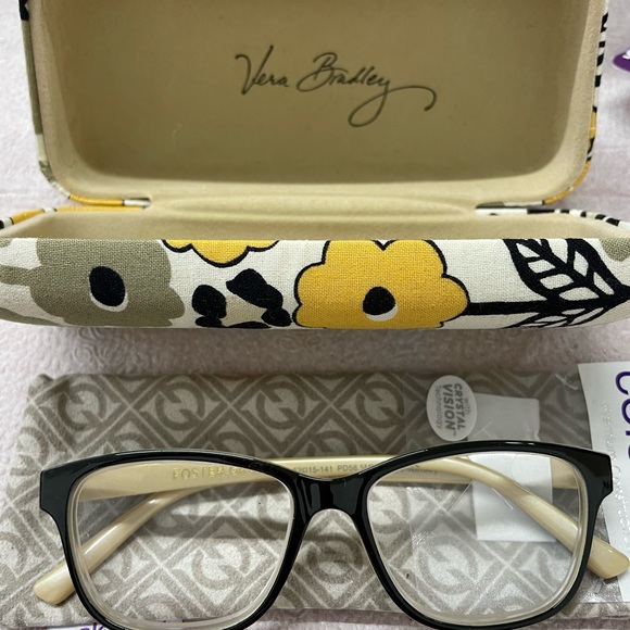 Foster Grant Premium Coloread Reading Glasses Tan/Black +3.25 - Picture 3 of 3